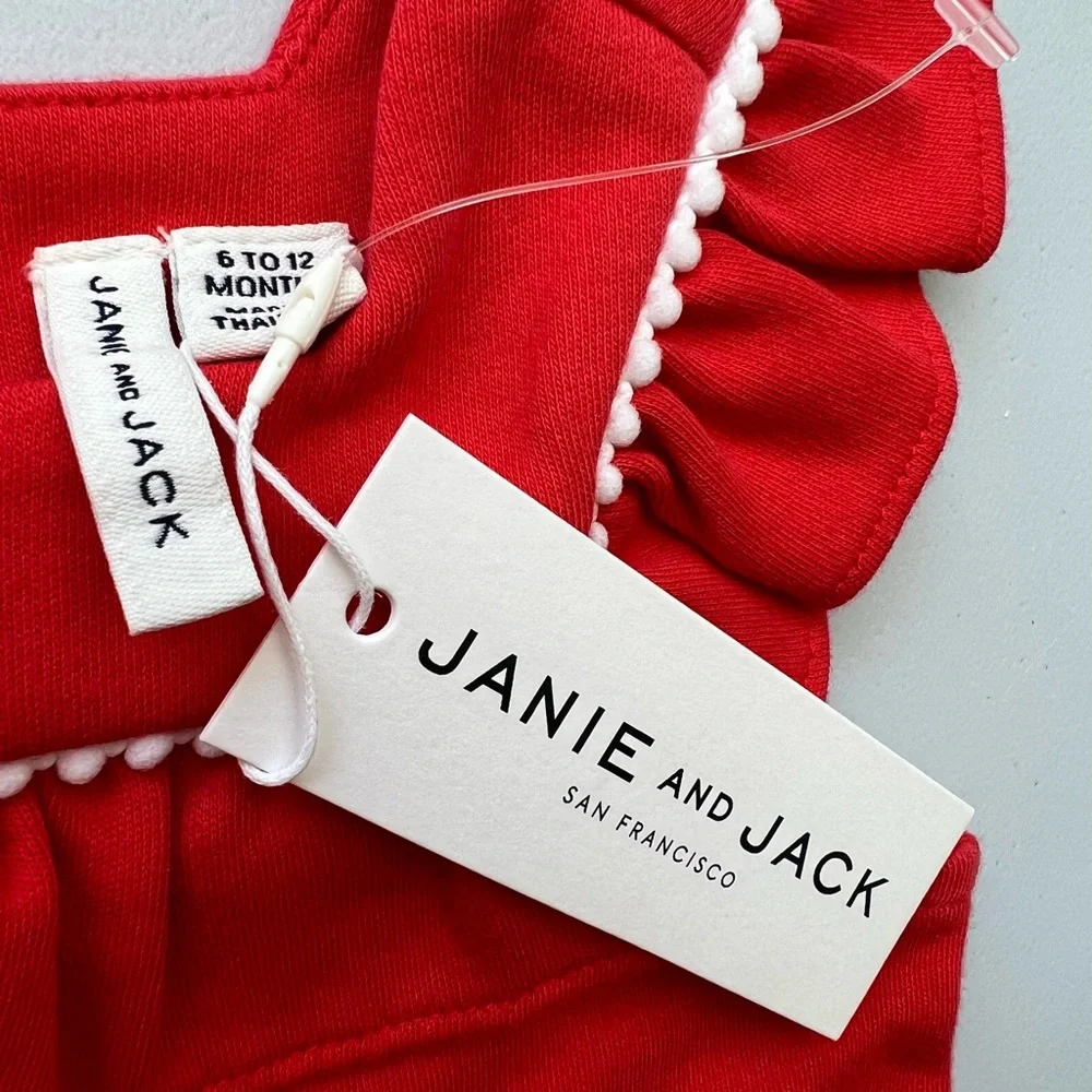NWT JANIE AND JACK ruffle top size 6-12 months - Picture 4 of 5